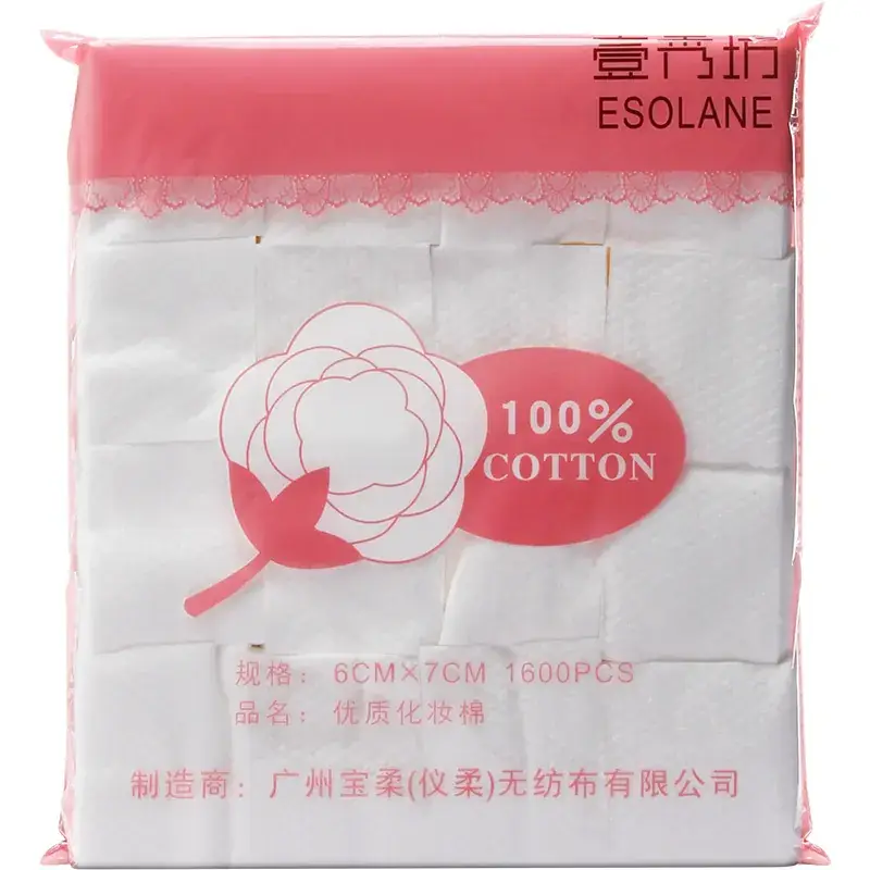 100% Cotton Tattoo Makeup Remover Pad 16 Pcs - Image 6