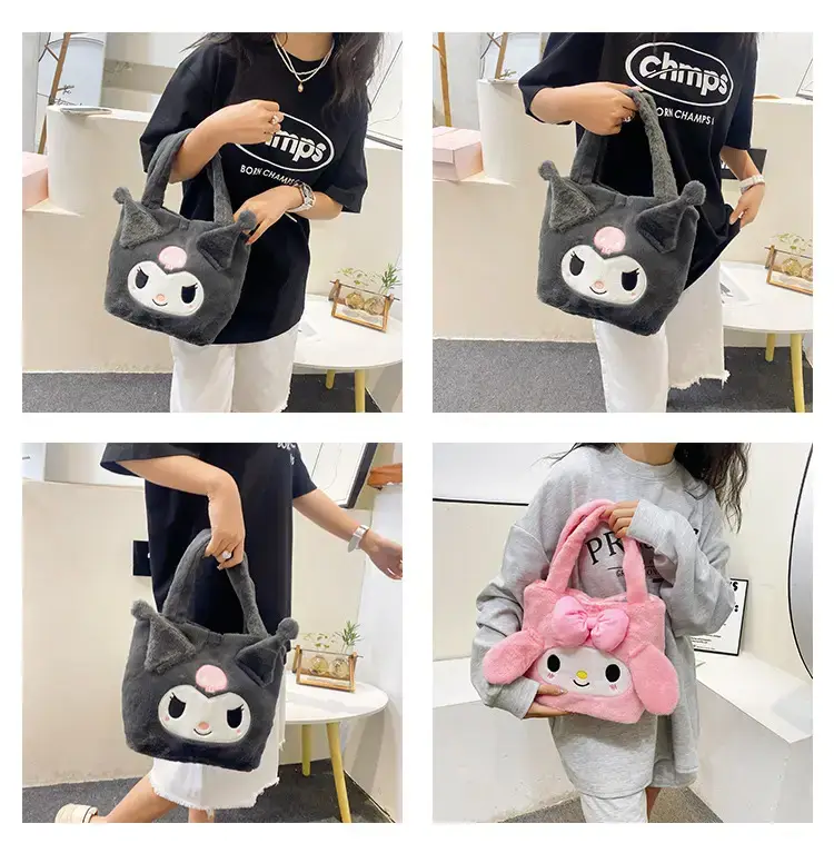 Cute Pink Rabbit Shoulder Bag for Girls — feature 12