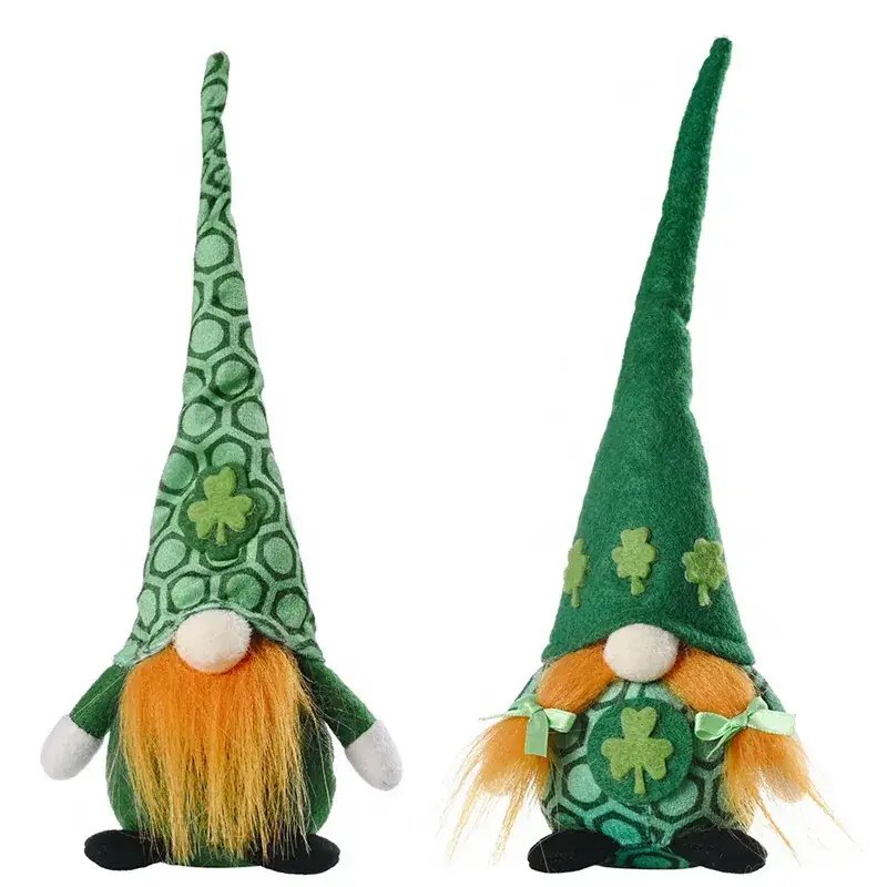 Green Irish Gnome Doll St. Patrick's Day Decor - Image 7