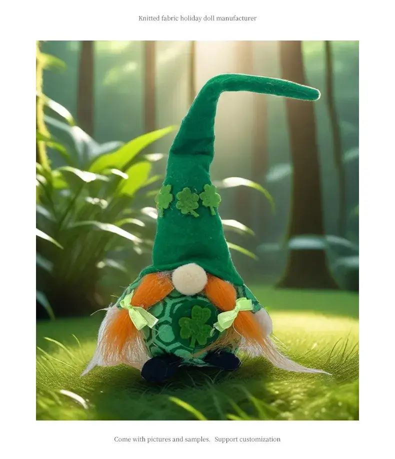 Green Irish Gnome Doll St. Patrick's Day Decor — feature 4