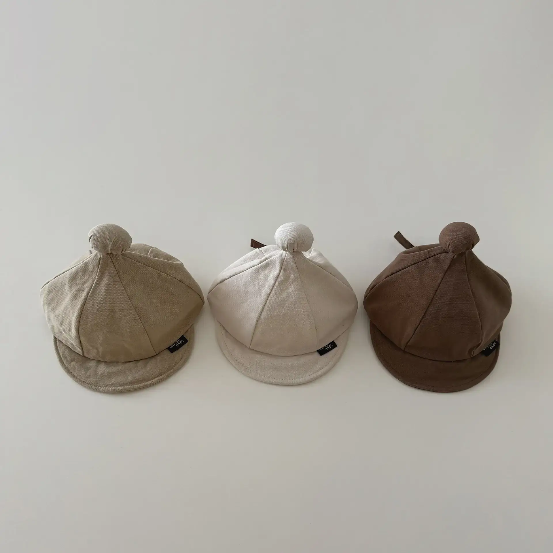 Autumn Baby Hats White Letter Soft Bristle 2026 - Image 3