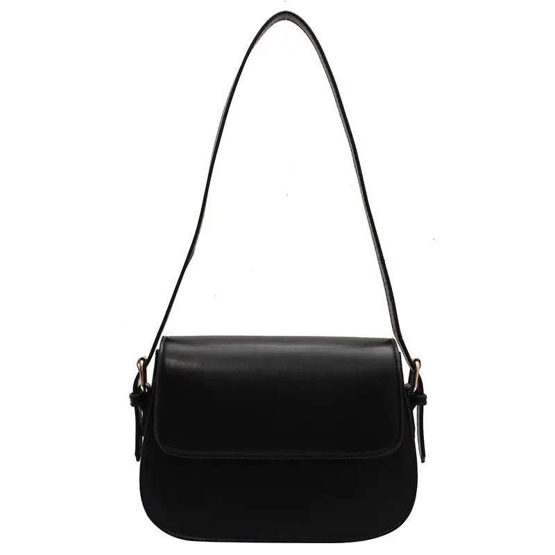 Women's Brown Crossbody Bag Retro Saddle Design - Image 6
