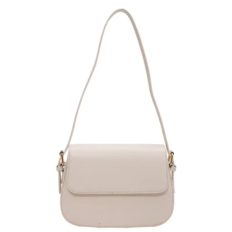 Women's Brown Crossbody Bag Retro Saddle Design - Image 3