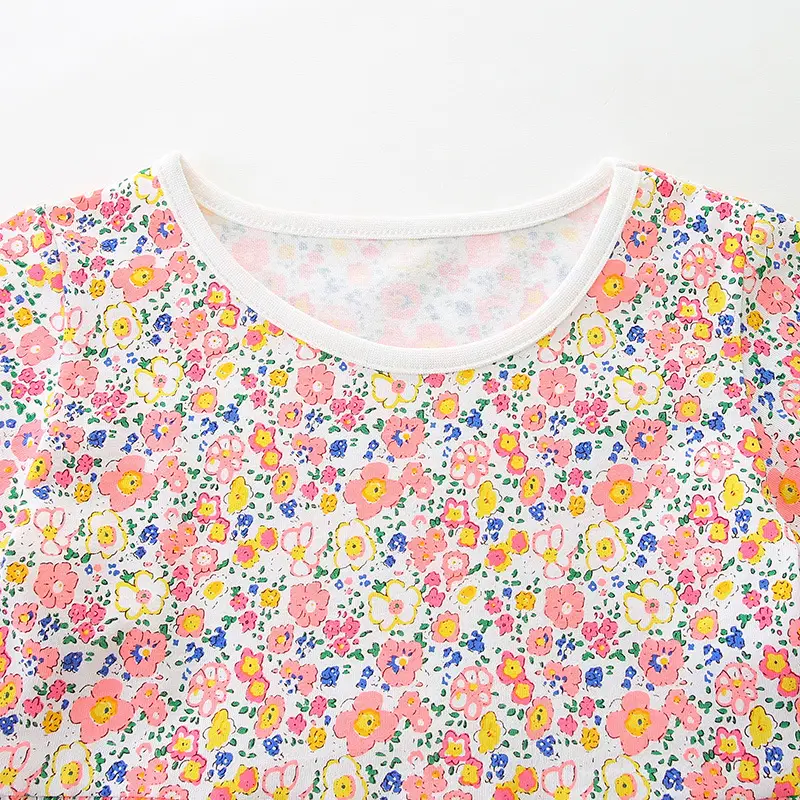 Girls Floral Princess Dress Summer New - Image 4
