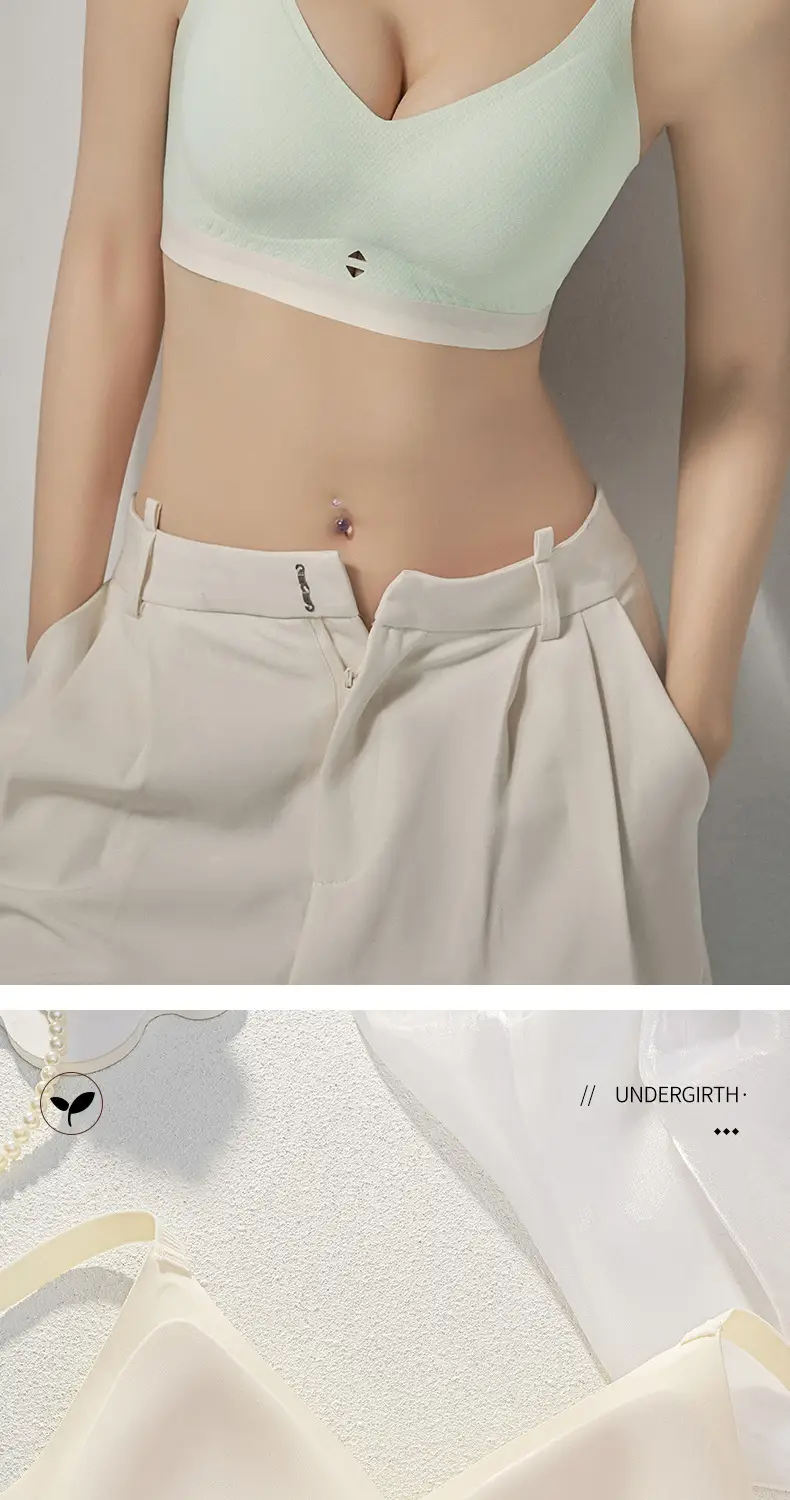 Women's White Cup Push Up Bra with Hollow Design — feature 10