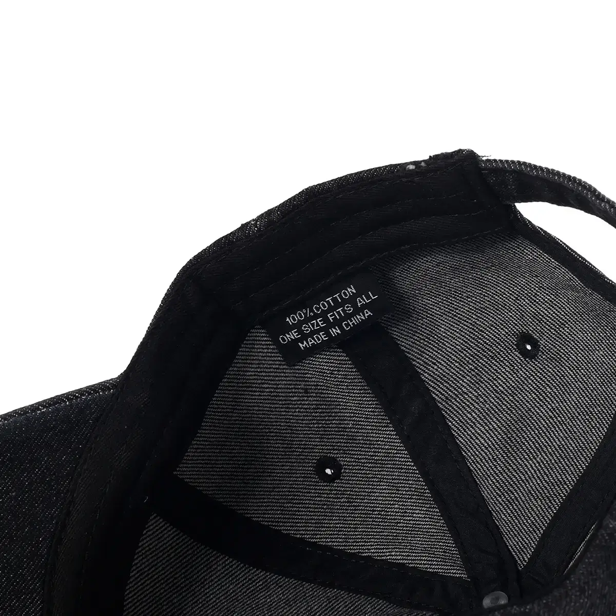 Denim Peaked Cap Women Men Sun Protection 54.5cm - Image 7