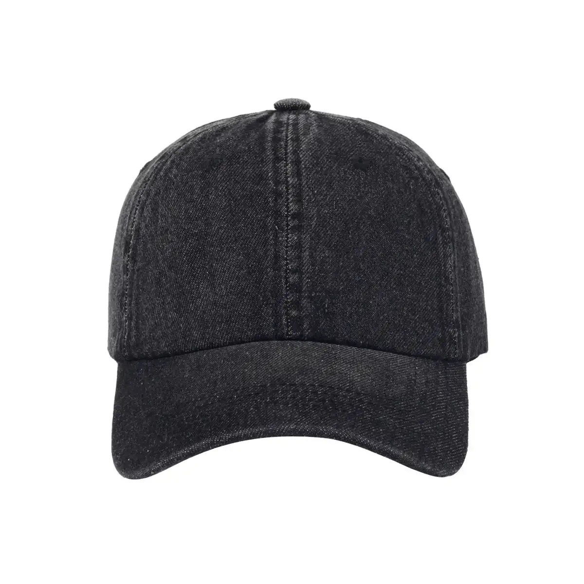 Denim Peaked Cap Women Men Sun Protection 54.5cm - Image 8