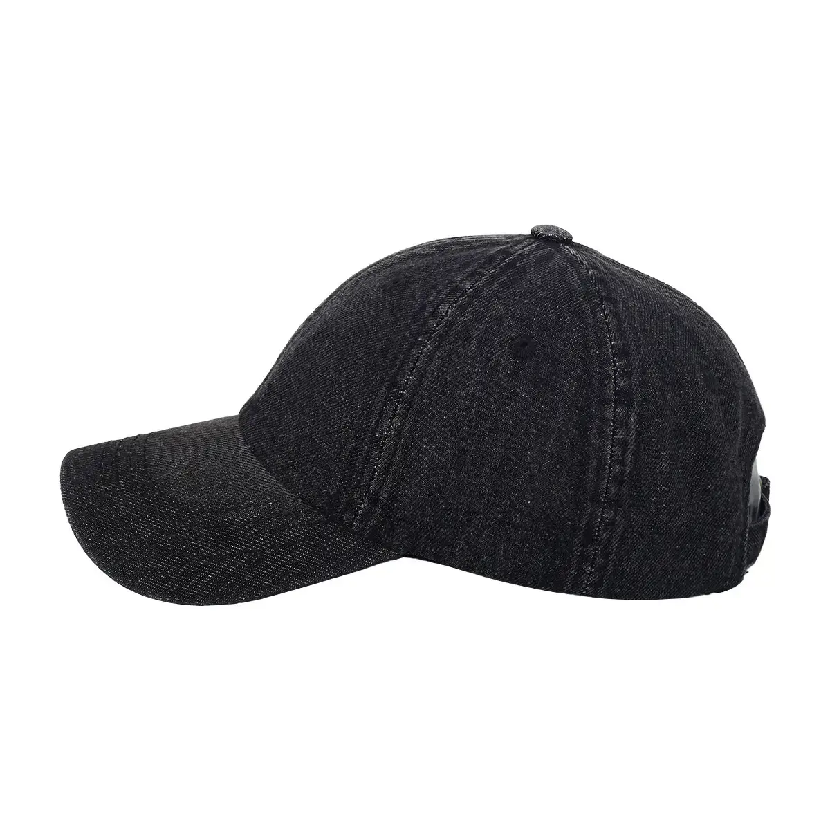 Denim Peaked Cap Women Men Sun Protection 54.5cm — feature 7