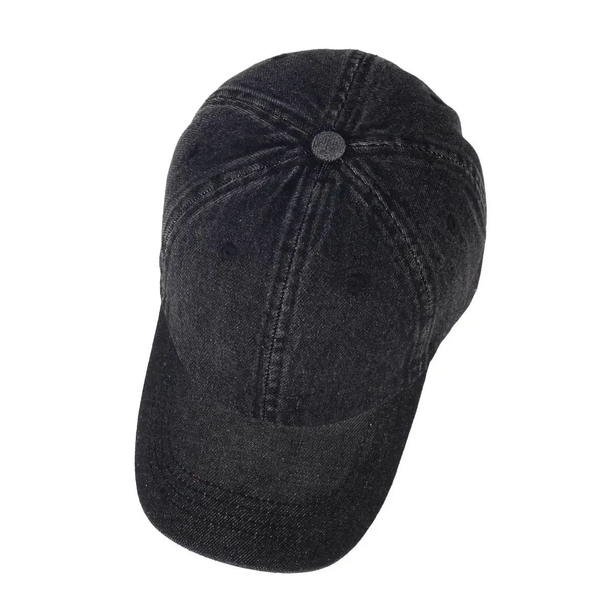 Denim Peaked Cap Women Men Sun Protection 54.5cm — feature 8
