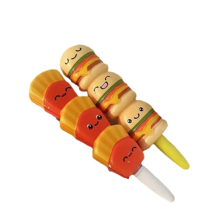 Stationery environmental protection material decompression pen pinch music gel pen students with cartoon creative stationery soft decompression pen