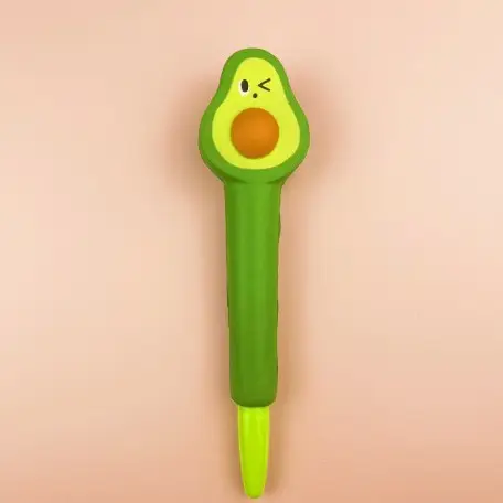 Stationery environmental protection material decompression pen pinch music gel pen students with cartoon creative stationery soft decompression pen