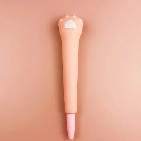 Stationery environmental protection material decompression pen pinch music gel pen students with cartoon creative stationery soft decompression pen