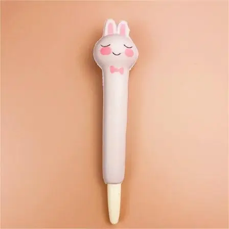 Stationery environmental protection material decompression pen pinch music gel pen students with cartoon creative stationery soft decompression pen