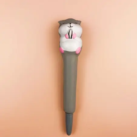 Stationery environmental protection material decompression pen pinch music gel pen students with cartoon creative stationery soft decompression pen