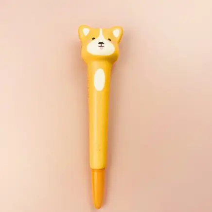 Stationery environmental protection material decompression pen pinch music gel pen students with cartoon creative stationery soft decompression pen