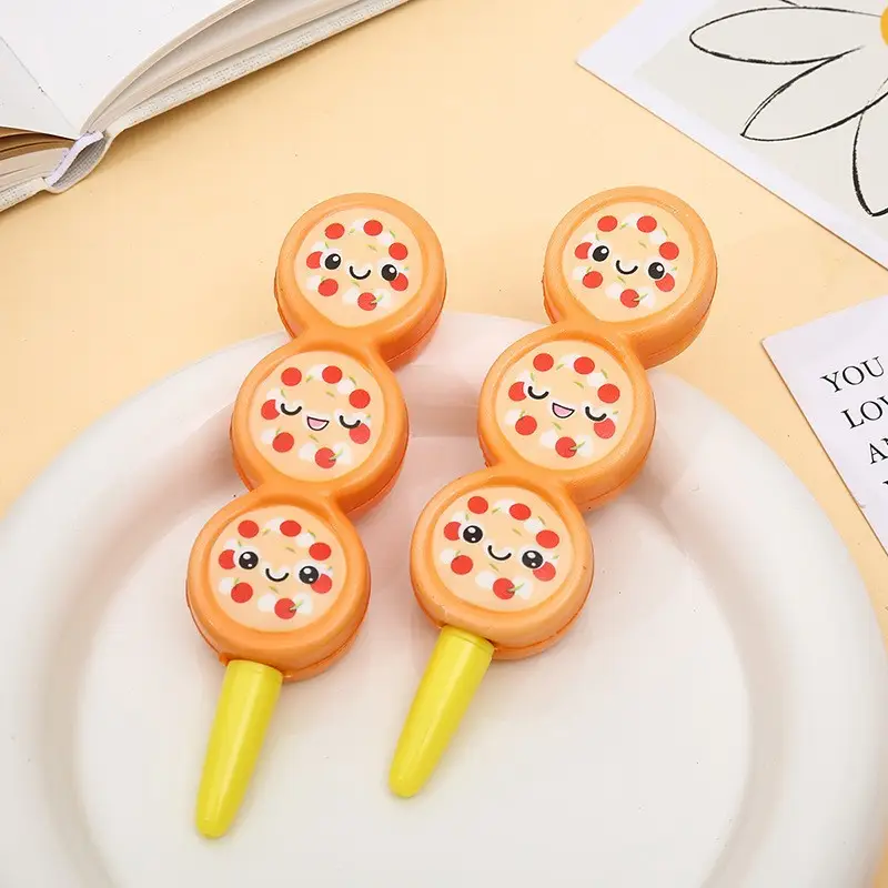 Stationery environmental protection material decompression pen pinch music gel pen students with cartoon creative stationery soft decompression pen