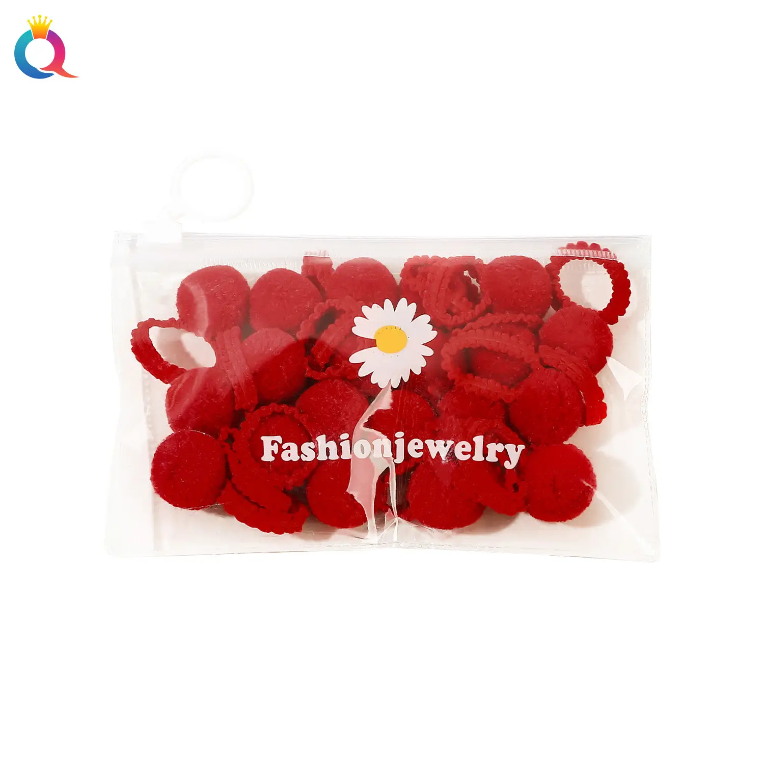 Qiyue Cross-Border Hair Balls for Girls 20pcs Small Rubber Bands - Image 6