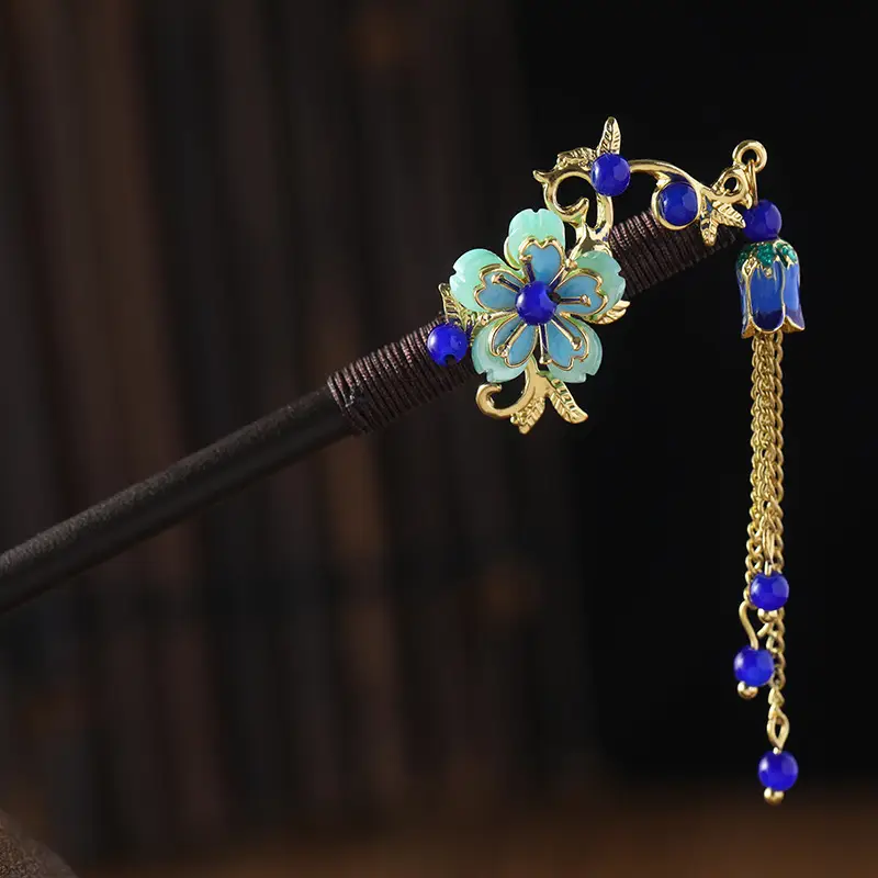 blue wind chimes