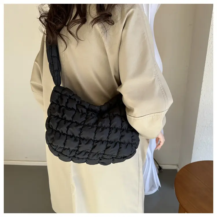 Blue Quilted Shoulder Bag for Women 2023 — feature 10