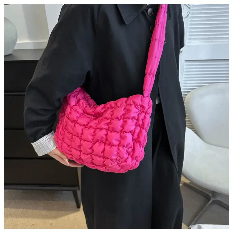 Blue Quilted Shoulder Bag for Women 2023 — feature 15