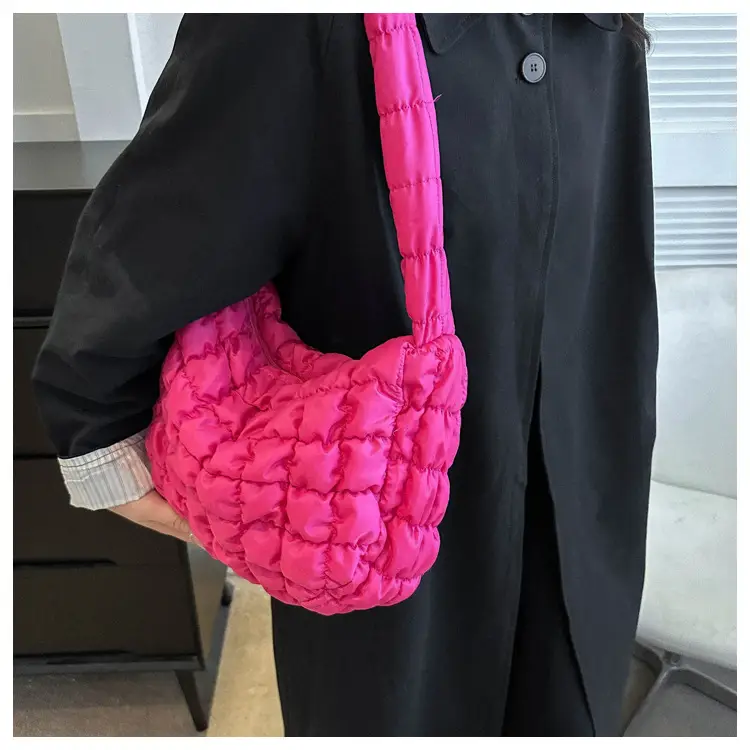 Blue Quilted Shoulder Bag for Women 2023 — feature 16