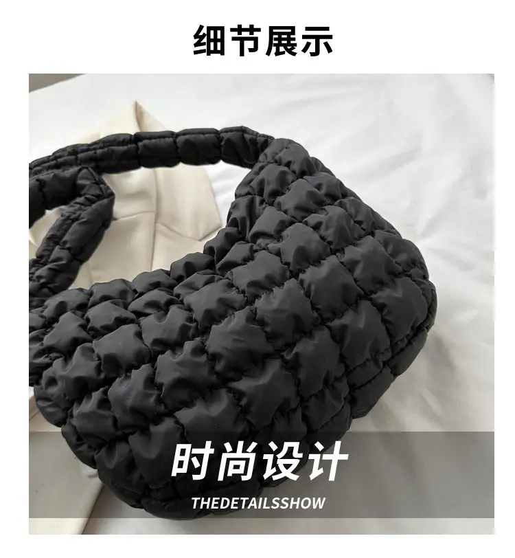 Blue Quilted Shoulder Bag for Women 2023 — feature 2