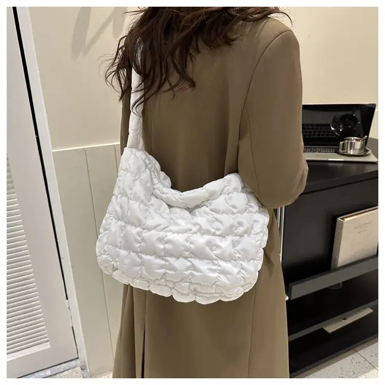 Blue Quilted Shoulder Bag for Women 2023 — feature 21