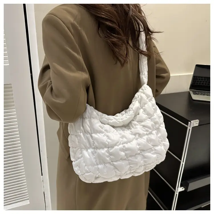 Blue Quilted Shoulder Bag for Women 2023 — feature 22