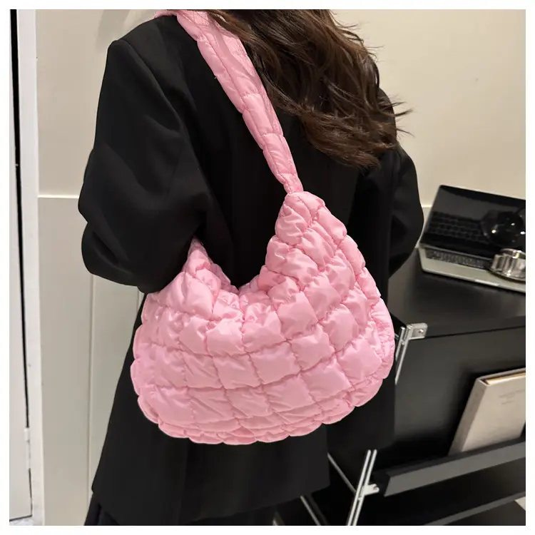 Blue Quilted Shoulder Bag for Women 2023 — feature 24