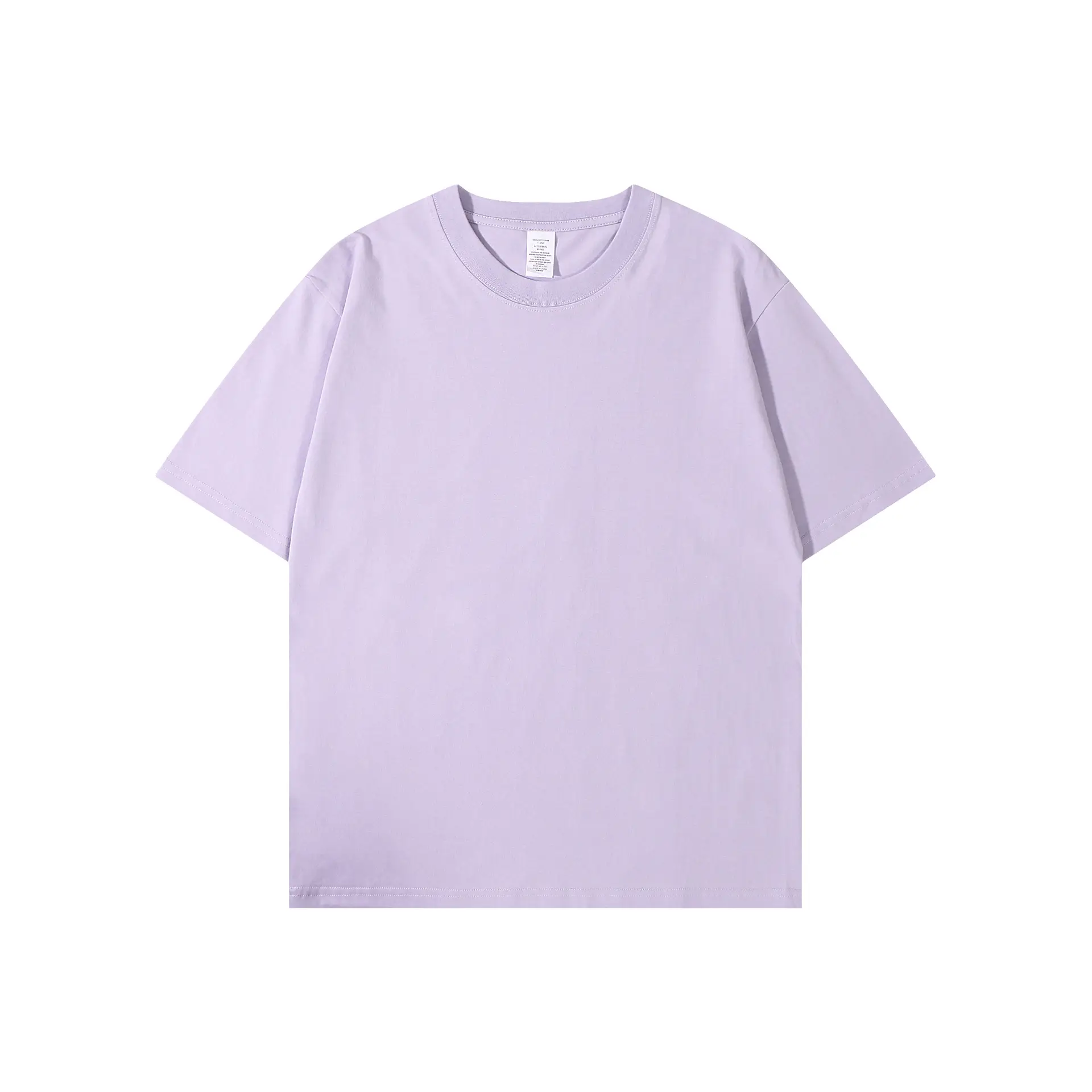 Women Cotton Grey T-Shirt Loose Fit Short Sleeve - Image 44