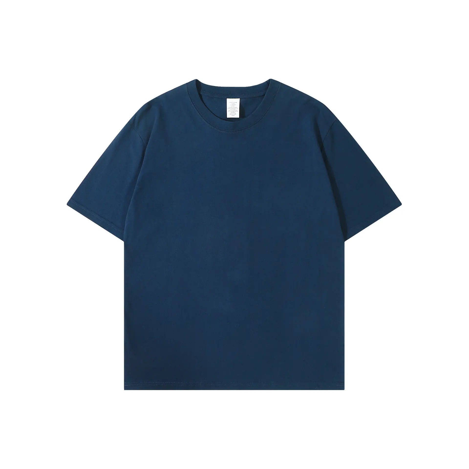 Women Cotton Grey T-Shirt Loose Fit Short Sleeve - Image 10