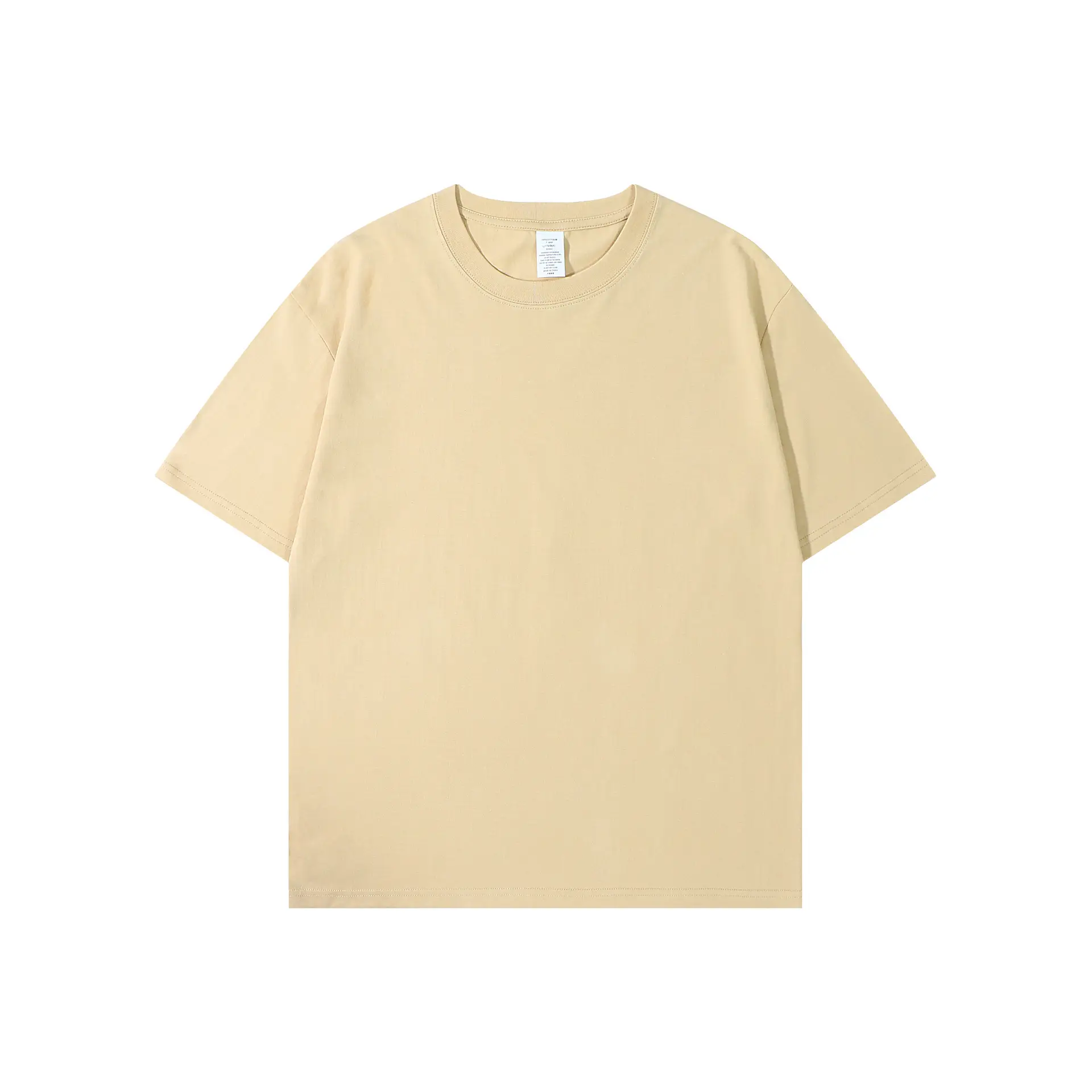 Women Cotton Grey T-Shirt Loose Fit Short Sleeve - Image 11