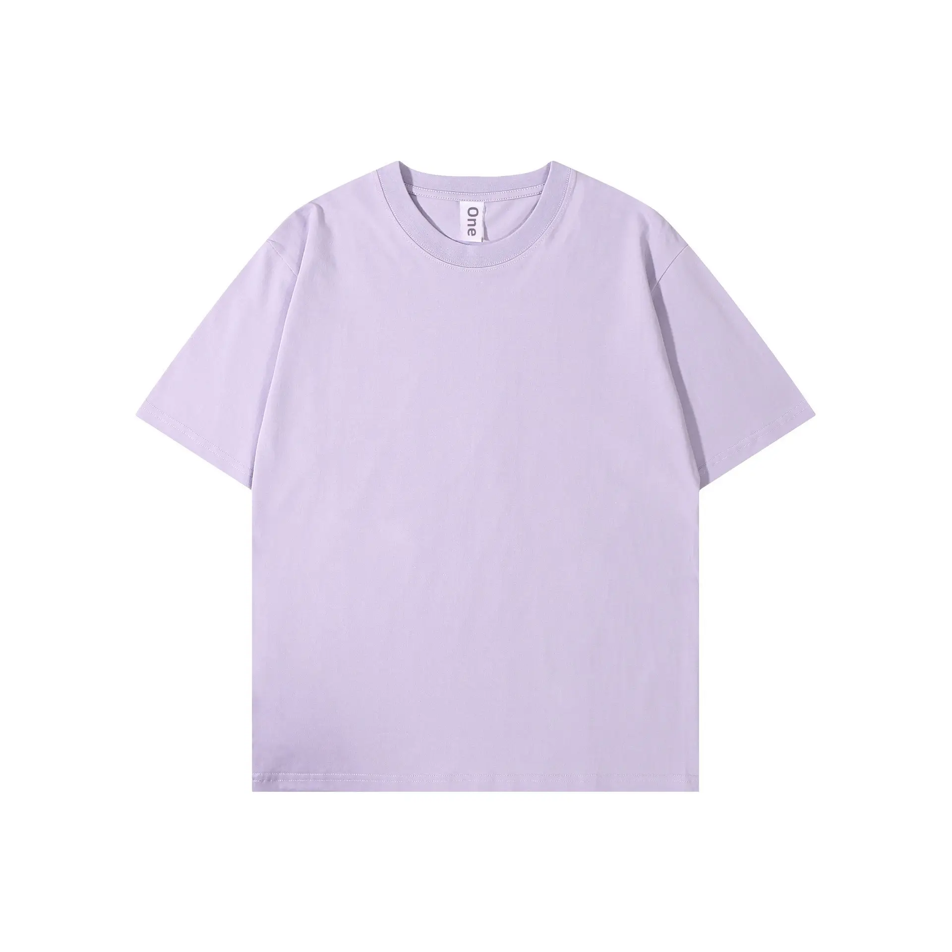 Women Cotton Grey T-Shirt Loose Fit Short Sleeve - Image 14