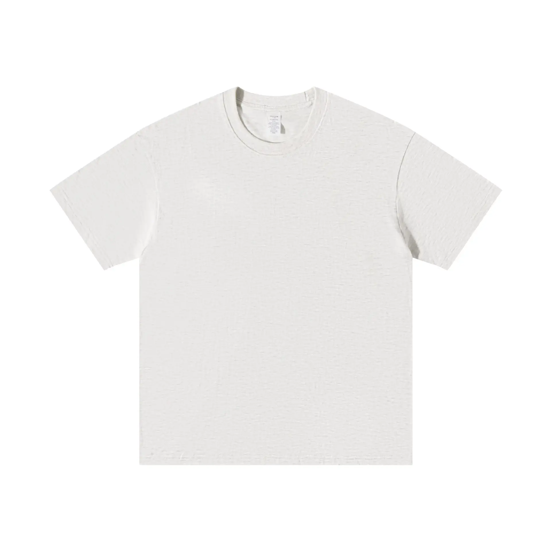 Women Cotton Grey T-Shirt Loose Fit Short Sleeve - Image 32