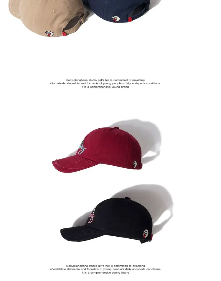 Women Cowboy Embroidered Cap Blue — feature 7
