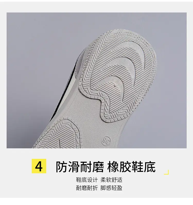 Women's 2025 Spring Sneakers White Grey Comfortable Casual — feature 12