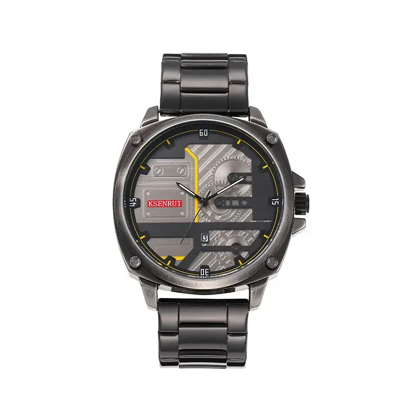 KSENRUI Stainless Steel Cross-border Watch