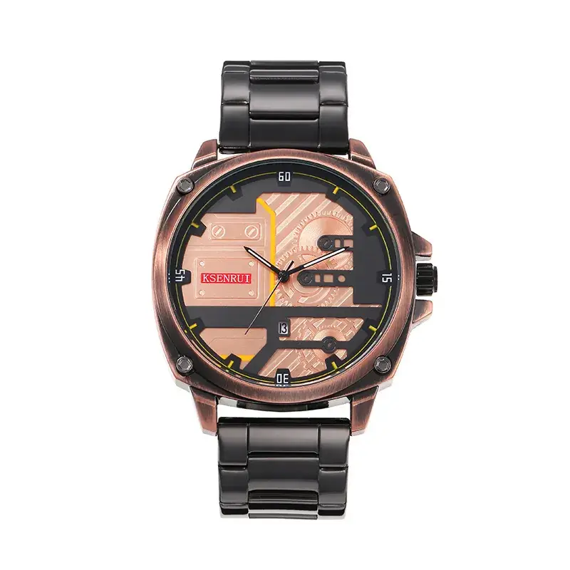 KSENRUI Stainless Steel Cross-border Watch