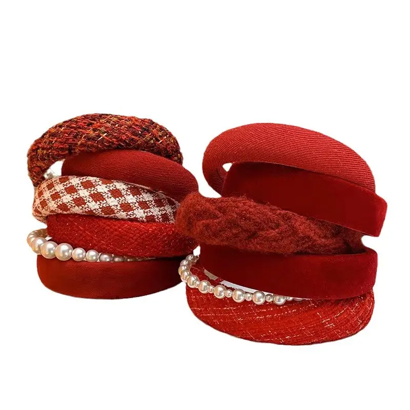 Autumn Red Headband for Women 2023 - Image 14