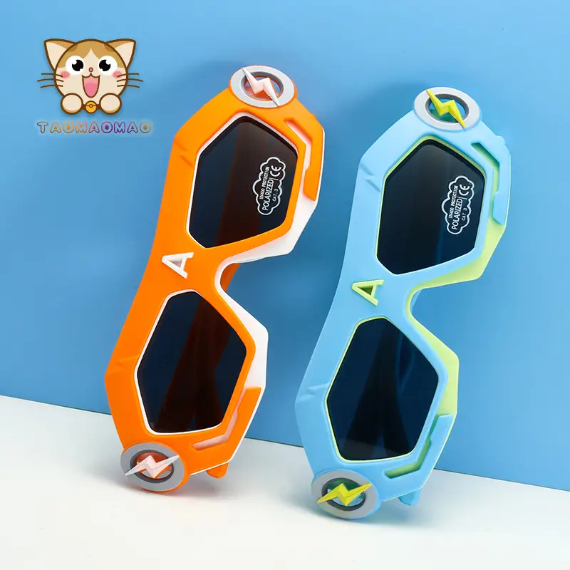 Kids Cartoon Sun Glasses Pink Bow Silicone UV Protection — feature 4