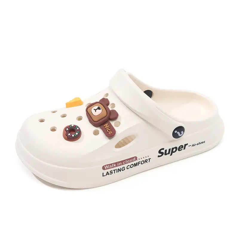 Summer new women's hole shoes thick bottom non-slip wear-resistant fashion casual outdoor beach closed toe slippers factory direct sales - Image 9