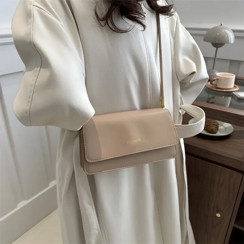 Pink Crossbody Bag for Women with Tassel Handle - Image 6