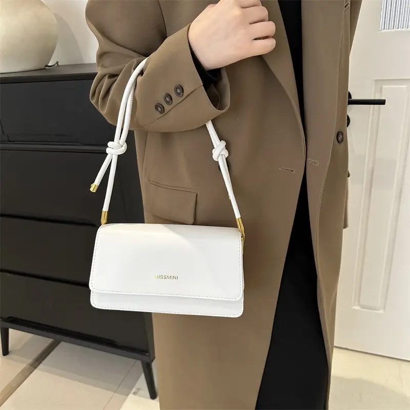 Pink Crossbody Bag for Women with Tassel Handle - Image 8