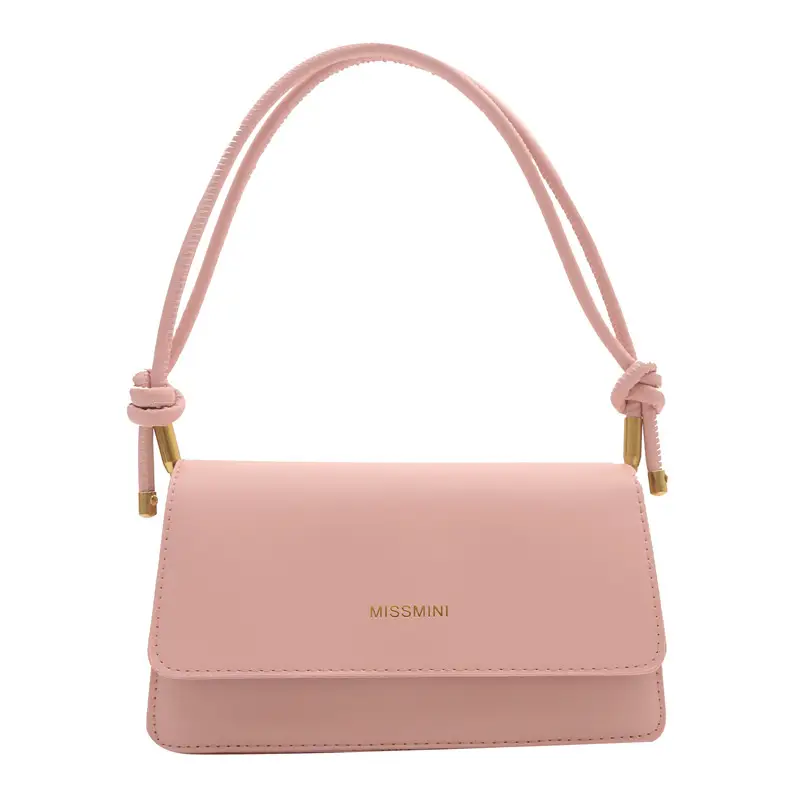 Pink Crossbody Bag for Women with Tassel Handle - Image 9