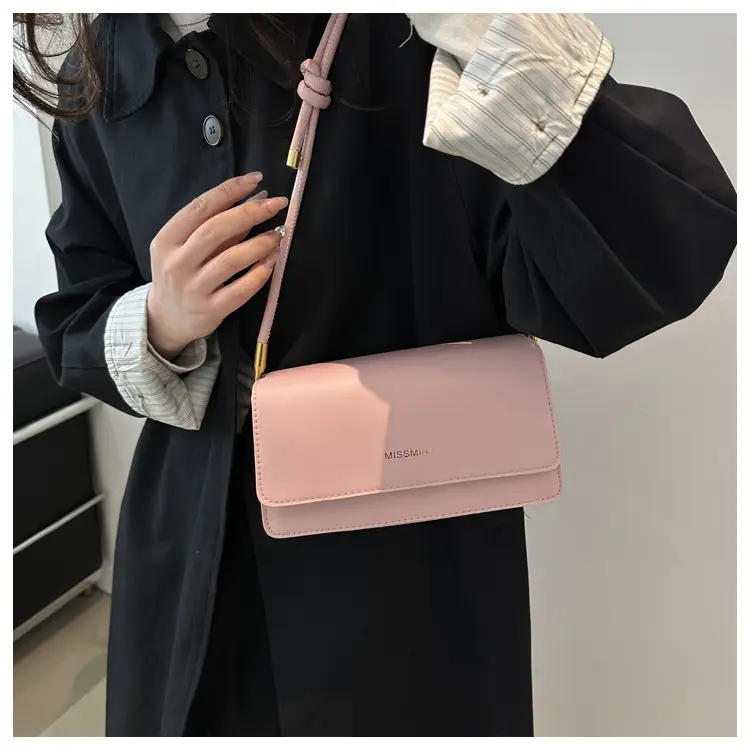 Pink Crossbody Bag for Women with Tassel Handle — feature 21