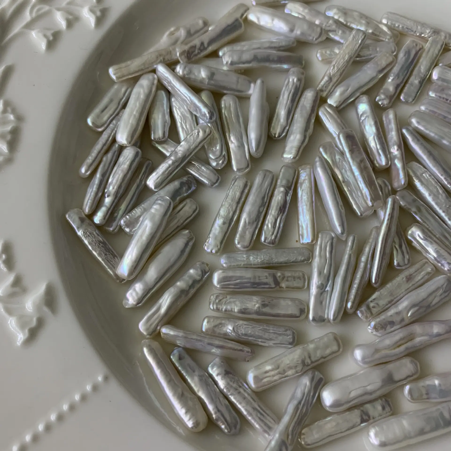 Natural Freshwater Pearl Toothpicks for DIY Jewelry Making