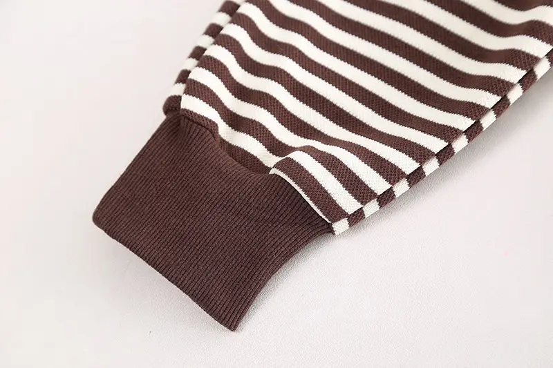 Male Baby 2Pc Cotton Suit Beige Brown No Print — feature 13