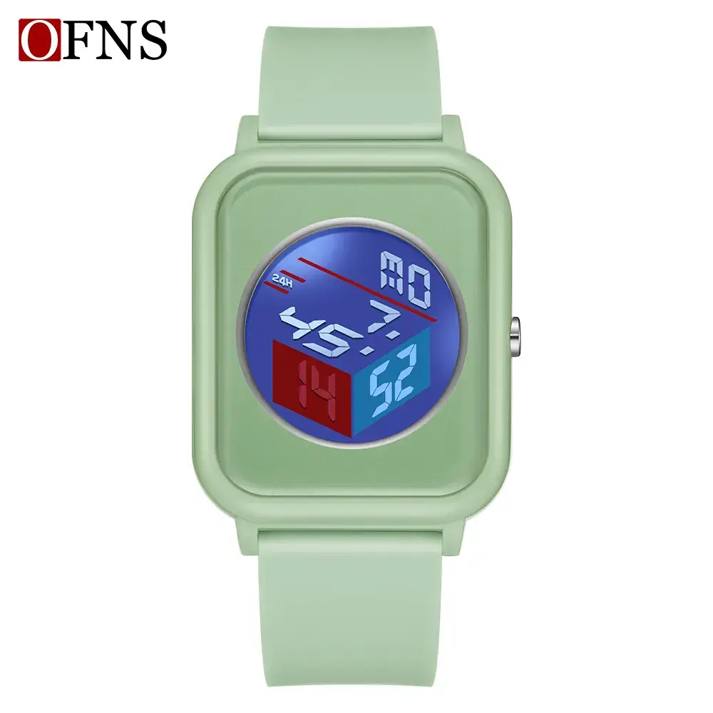 Pink Digital Student Watch with Alarm Clock Display - Image 6
