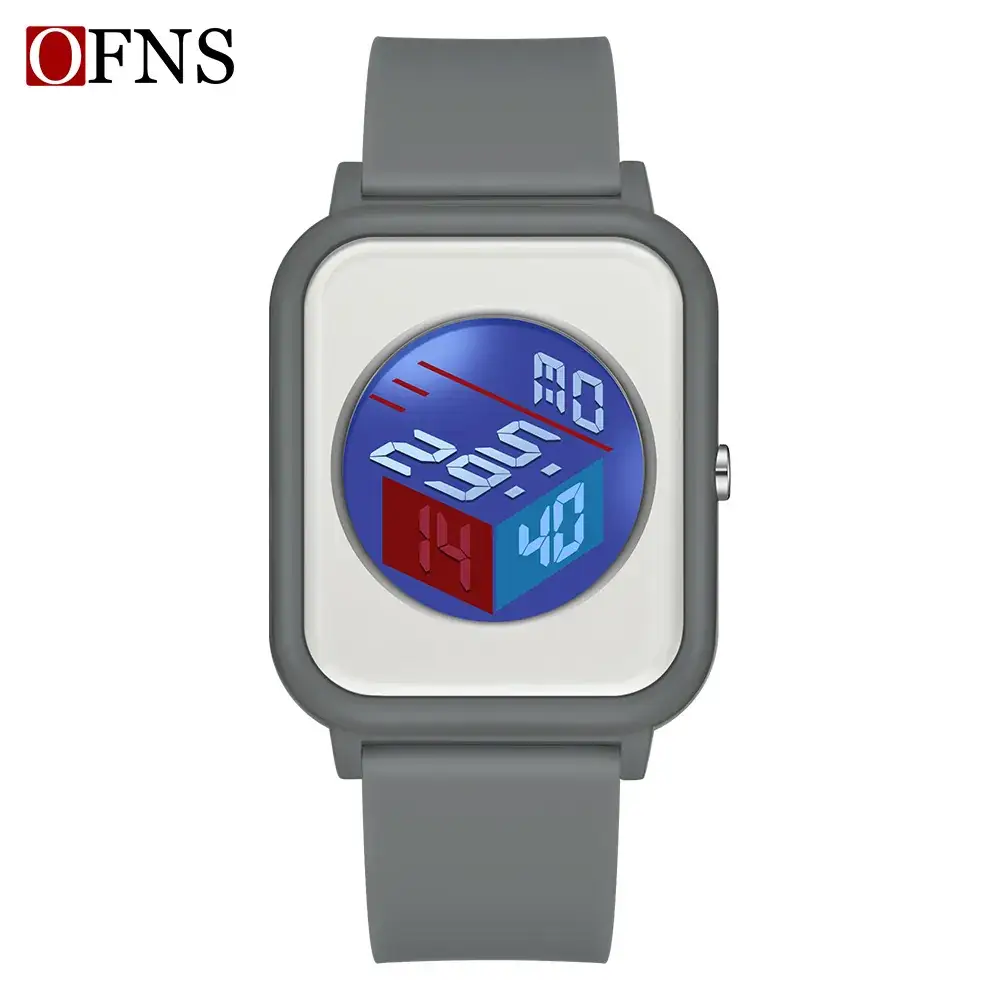 Pink Digital Student Watch with Alarm Clock Display - Image 8