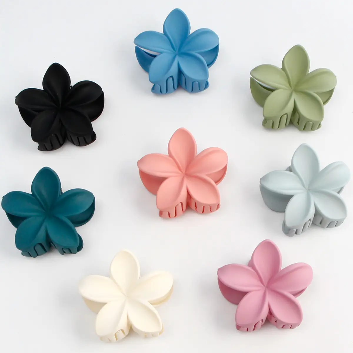 Bauhinia Acrylic Shark Grab Clip Set of 4